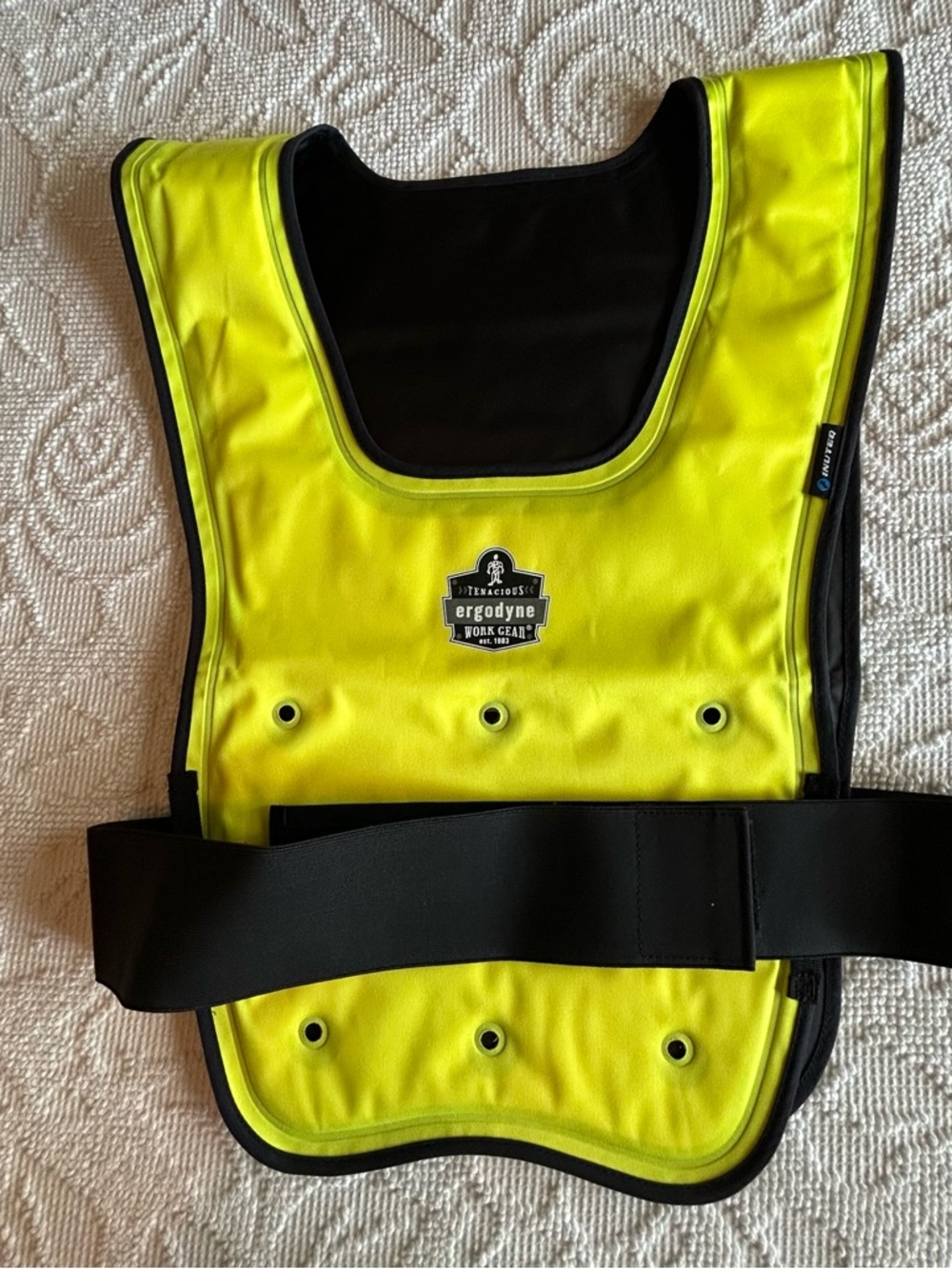 Ergodyne Inuteq Dry Cooling Vest Hi Vis Yellow Black S/M Safety Work Gear